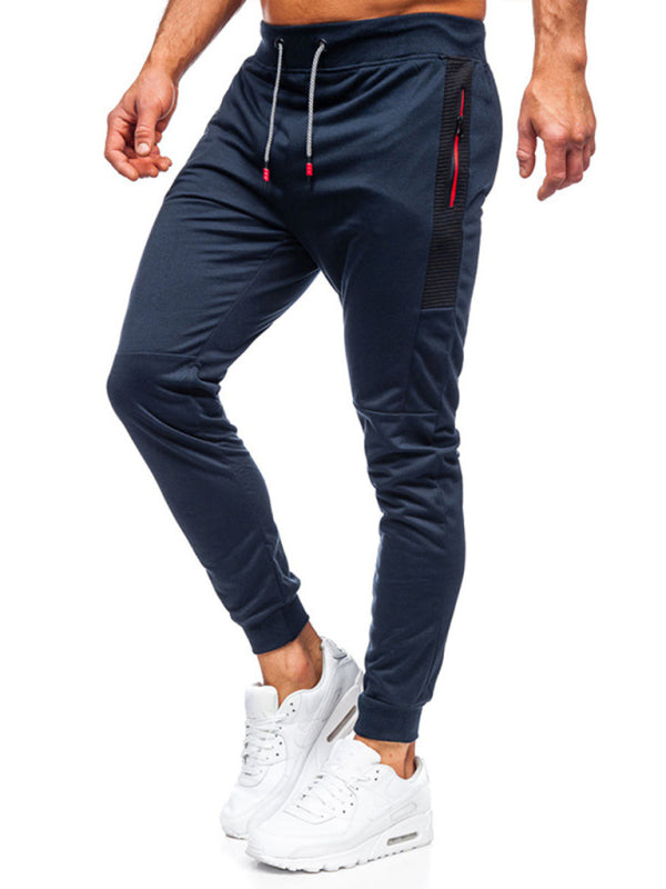 Men's Navy Sweatpants, Athletic Clothes and Fitness Wear