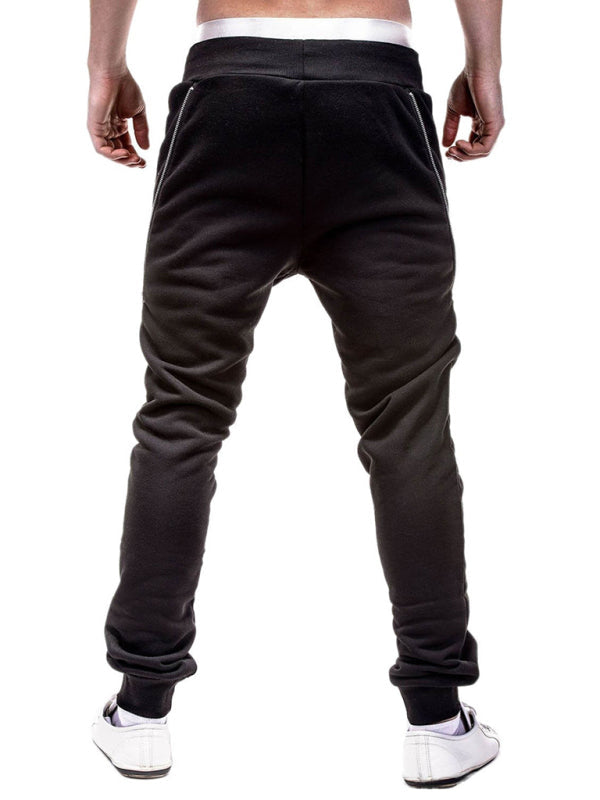 Black Men's Jogger Sweatpants, Athletic Clothes and Fitness Wear