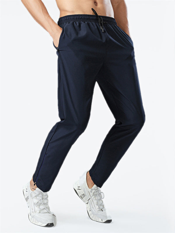 Navy Men's Jogger Sweatpants, Athletic Clothes and Fitness Wear