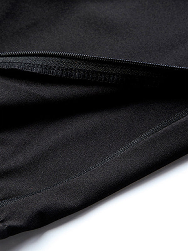 Black Men's Jogger Sweatpants, Athletic Clothes and Fitness Wear
