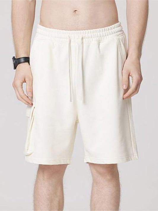 Khaki Men's Sweat Shorts, Athletic Clothes and Fitness Wear