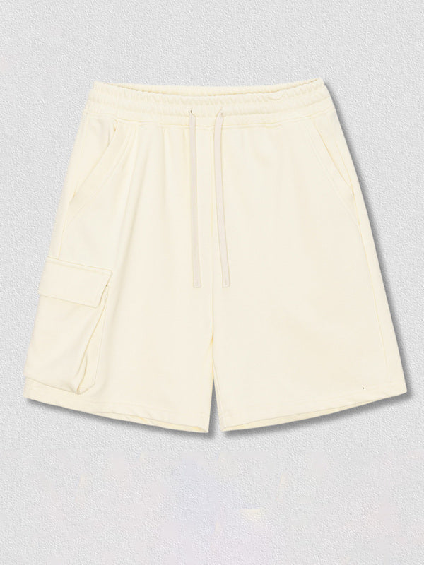 Khaki Men's Sweat Shorts, Athletic Clothes and Fitness Wear