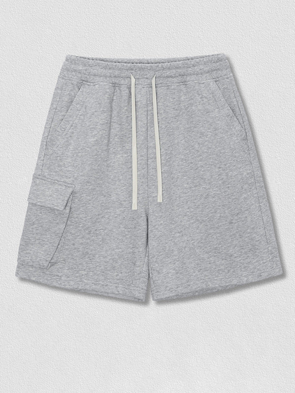 Grey Men's Sweat Shorts, Athletic Clothes and Fitness Wear