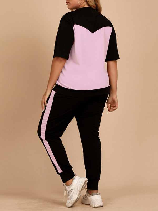 Women's Shirt and Sweatpants Matching Set, Gym Clothes and Athletic Wear