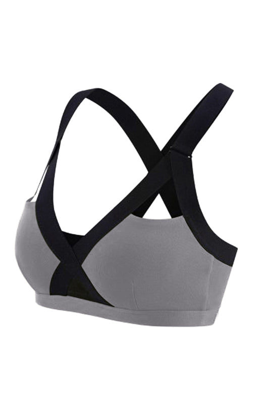 Grey Women's Sports Bra, Athletic Clothes and Fitness Wear
