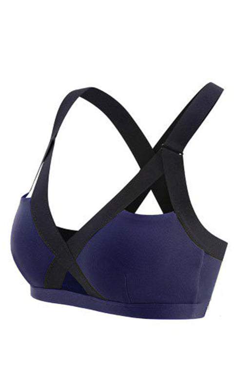Blue Women's Sports Bra, Athletic Clothes and Fitness Wear
