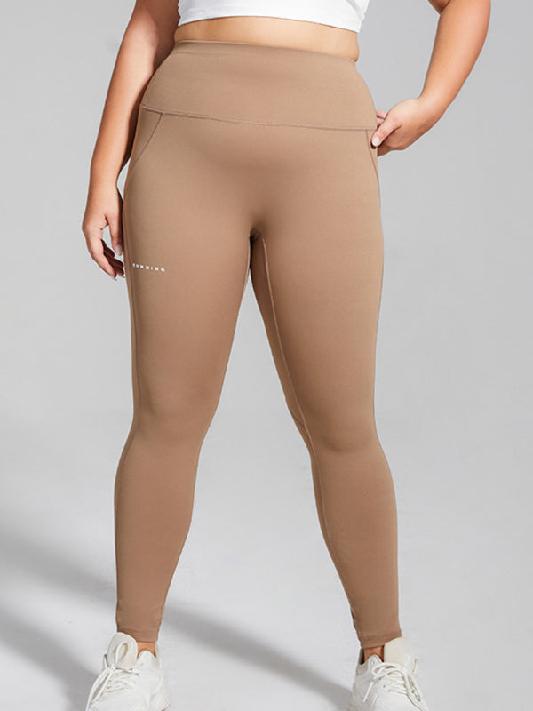 Brown Women's Leggings, Athletic Clothes and Fitness Wear