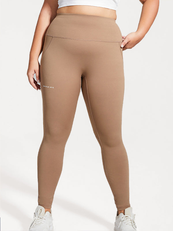 Brown Women's Leggings, Athletic Clothes and Fitness Wear