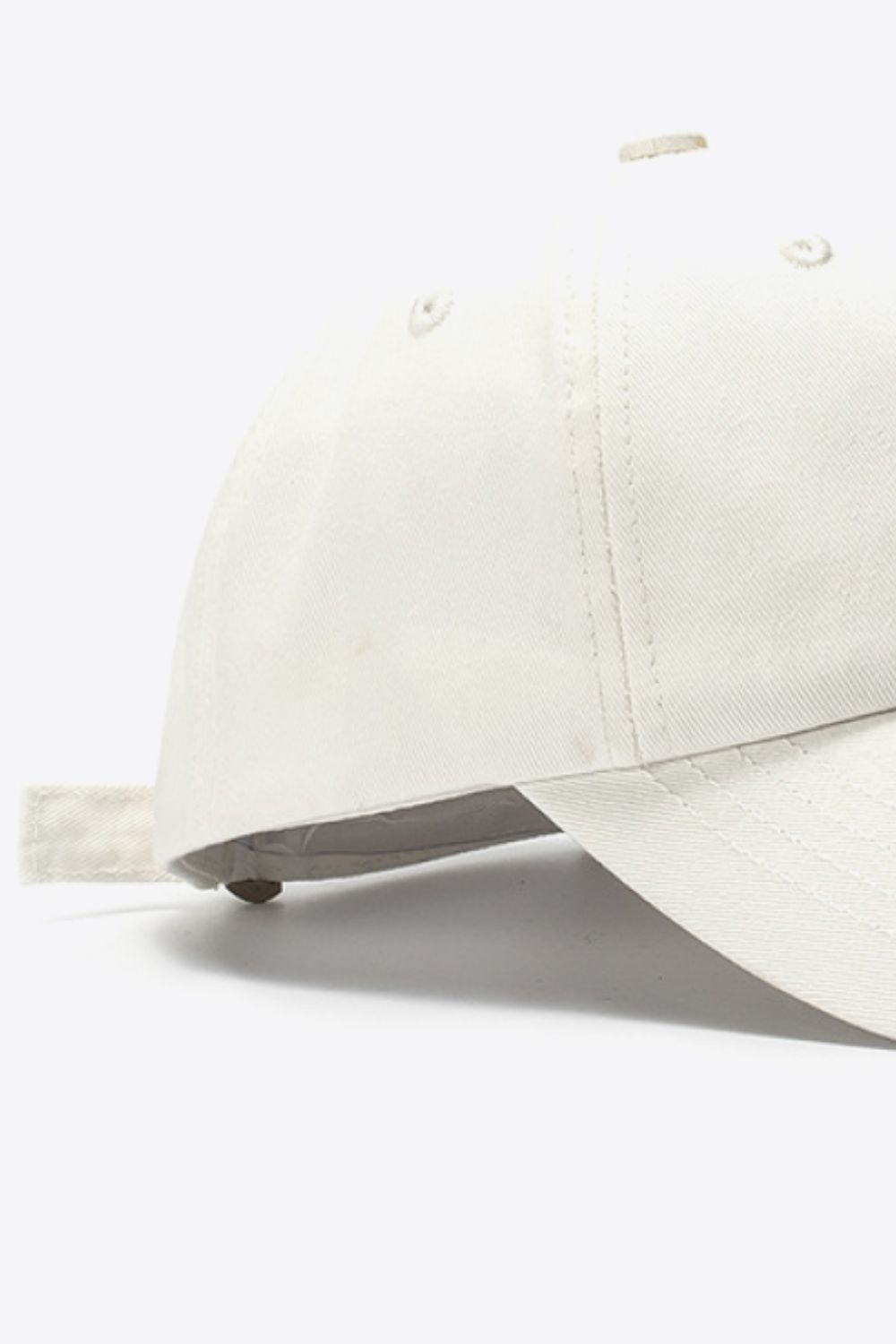 White Baseball Cap Hat, Athletic Accessories and Fitness Accessory