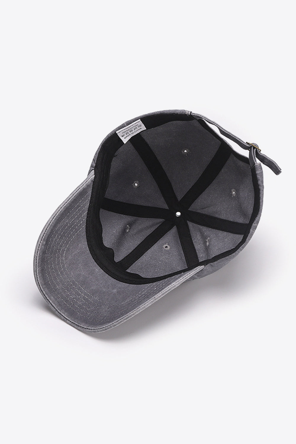 Grey Unisex Baseball Cap Hat, Athletic Accessories and Fitness Accessory