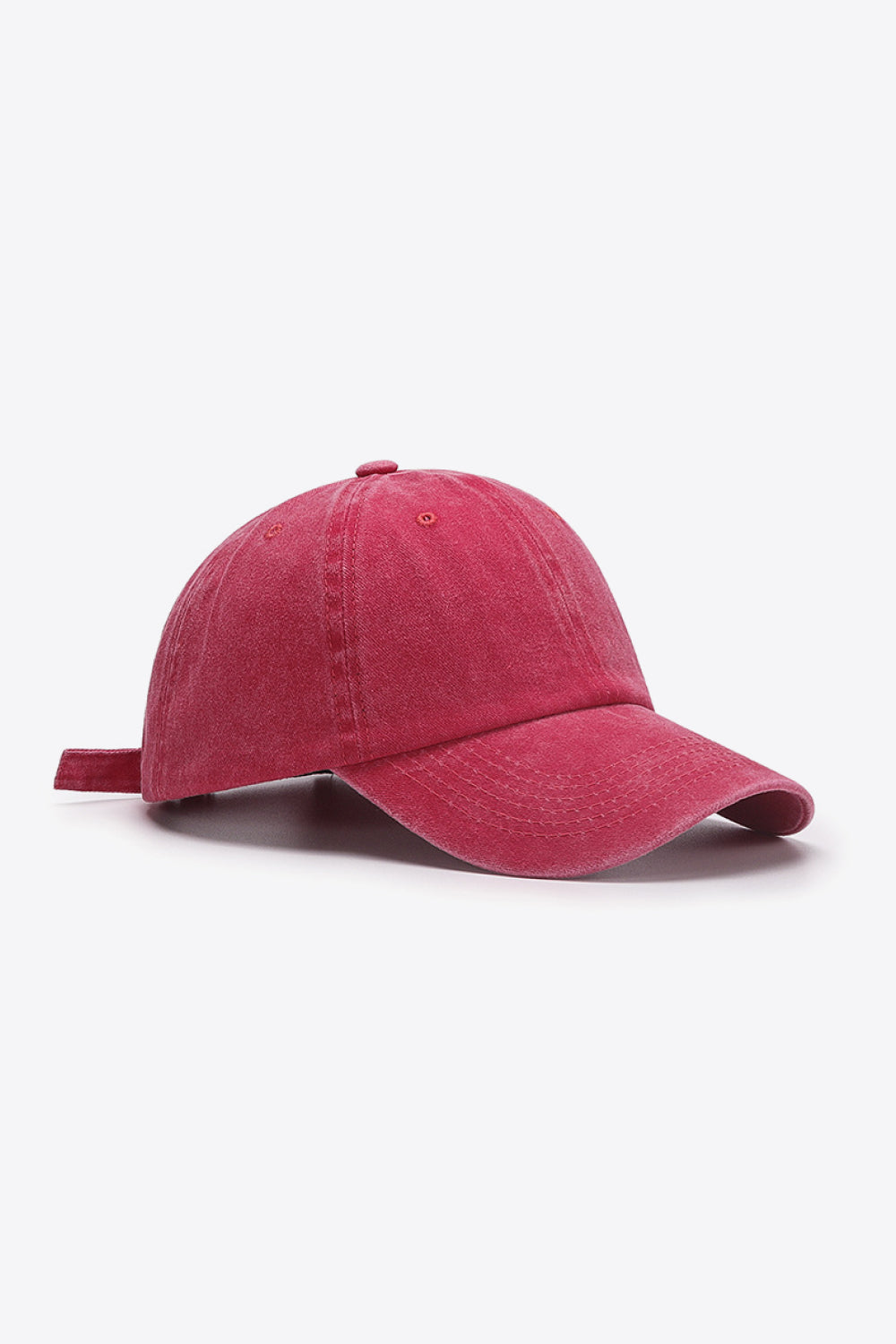 Red Unisex Baseball Cap Hat, Athletic Accessories and Fitness Accessory