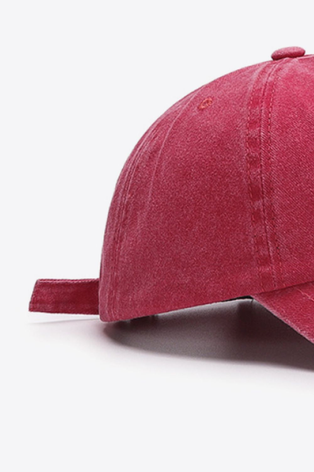 Red Unisex Baseball Cap Hat, Athletic Accessories and Fitness Accessory
