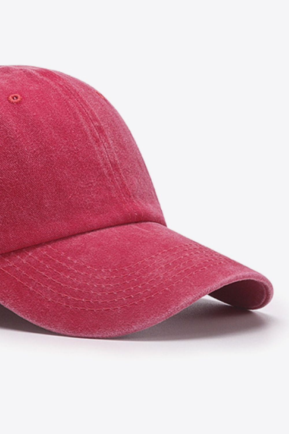 Red Unisex Baseball Cap Hat, Athletic Accessories and Fitness Accessory