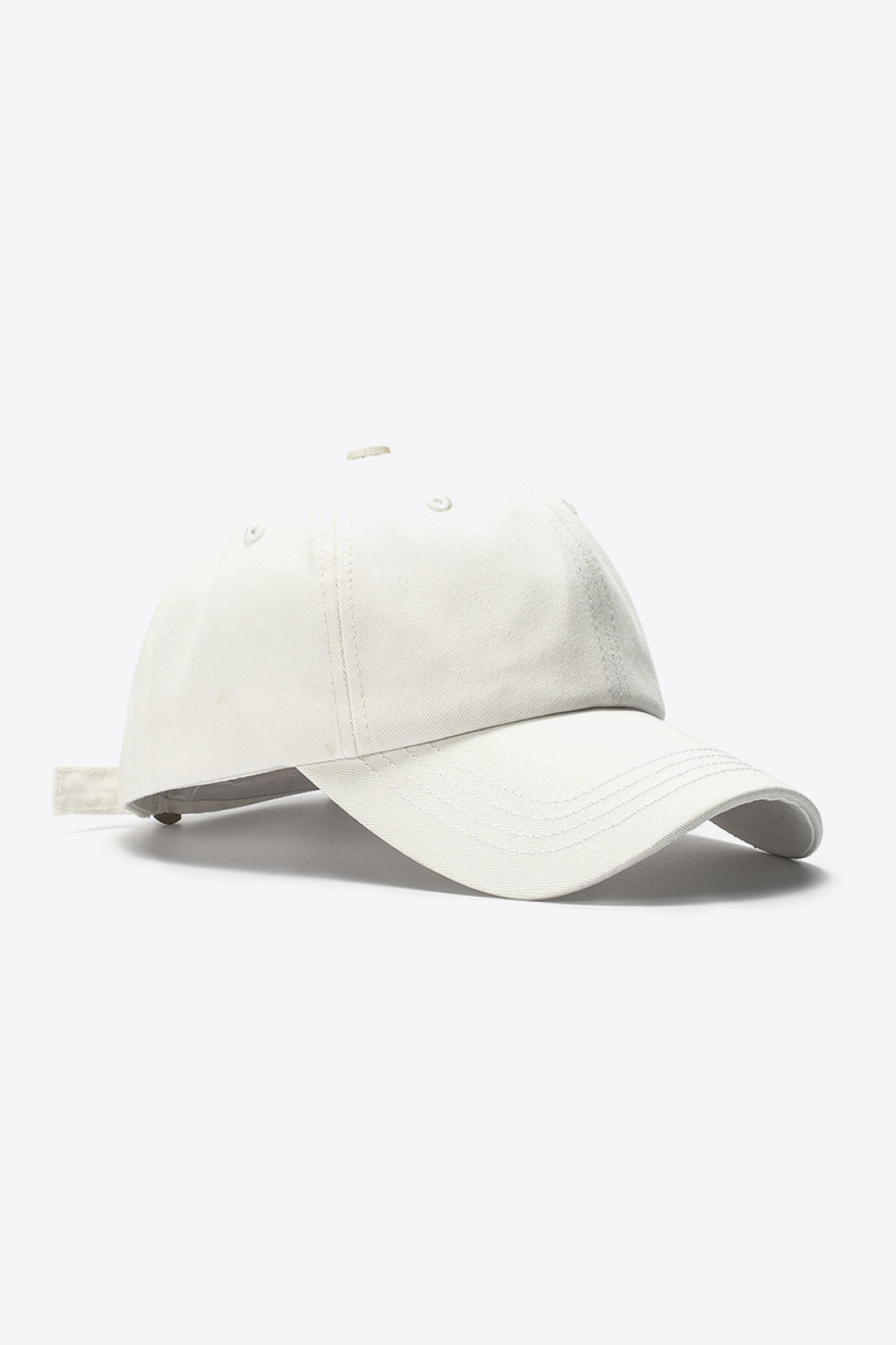 White Baseball Cap Hat, Athletic Accessories and Fitness Accessory
