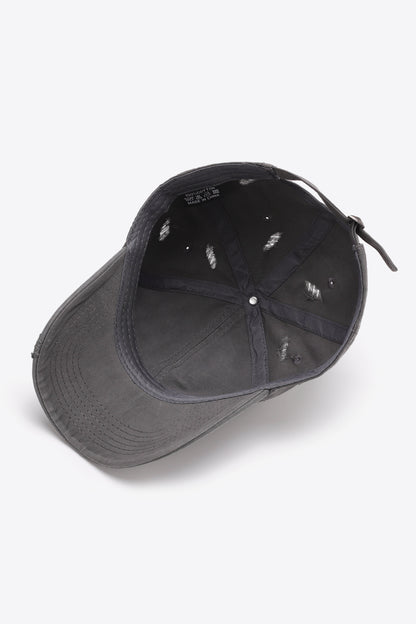 Distressed Baseball Cap