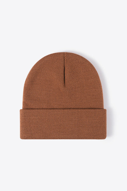 Brown Unisex Beanie, Gym Clothes and Athletic Wear