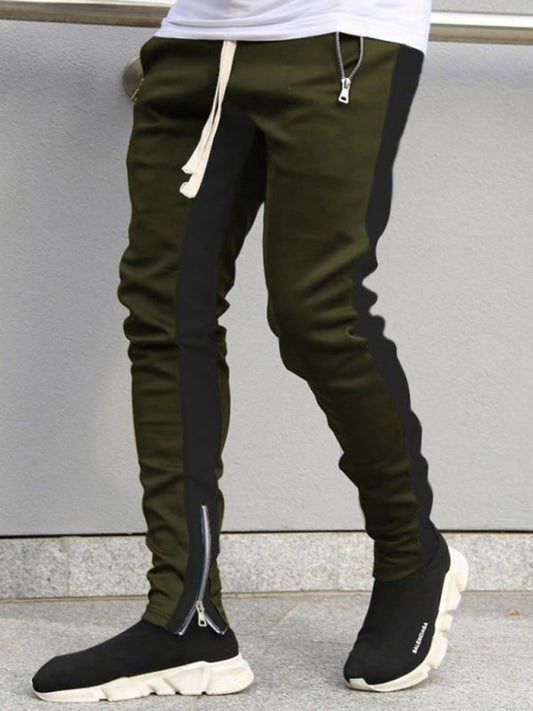 Green Men's Joggers Sweatpants, Athletic Clothes and Fitness Wear