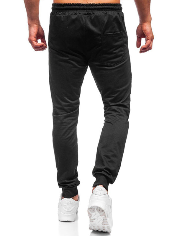 Black Men's Jogger Sweatpants, Athletic Clothes and Fitness Wear