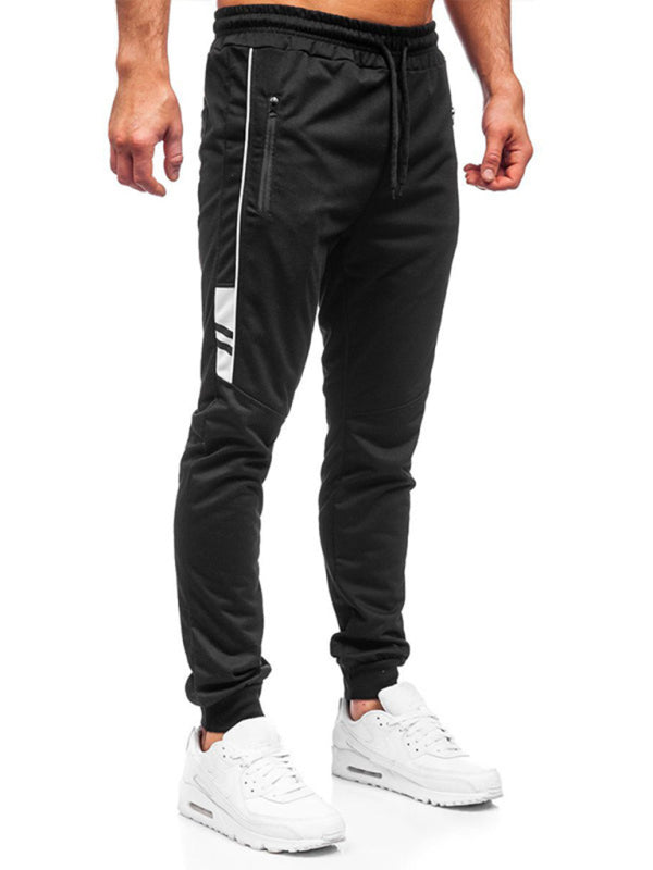 Black Men's Jogger Sweatpants, Athletic Clothes and Fitness Wear