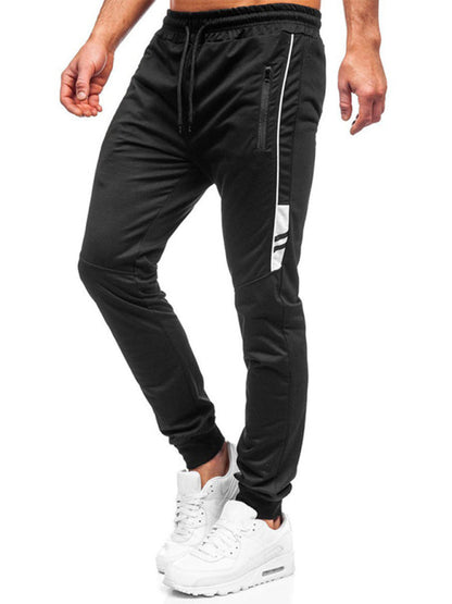 Black Men's Jogger Sweatpants, Athletic Clothes and Fitness Wear