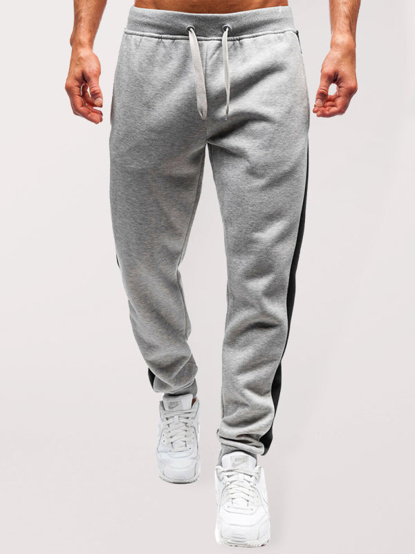 Men's Light Grey Sweatpants, Athletic Clothes and Gym Wear