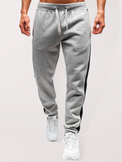 Men's Light Grey Sweatpants, Athletic Clothes and Gym Wear