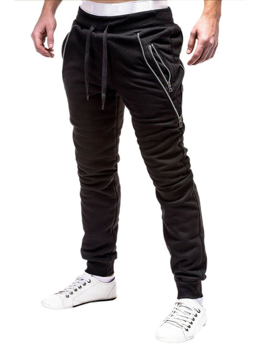 Black Men's Jogger Sweatpants, Athletic Clothes and Fitness Wear