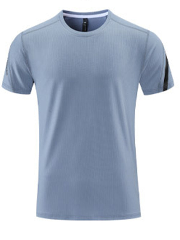 Blue Men's Performance T-Shirt, Athletic Clothes and Fitness Wear