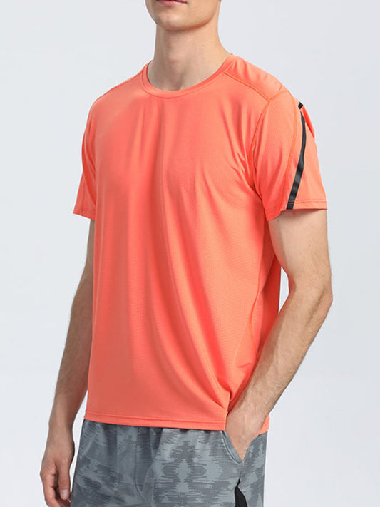 Orange Men's Performance T-Shirt, Athletic Clothes and Fitness Wear