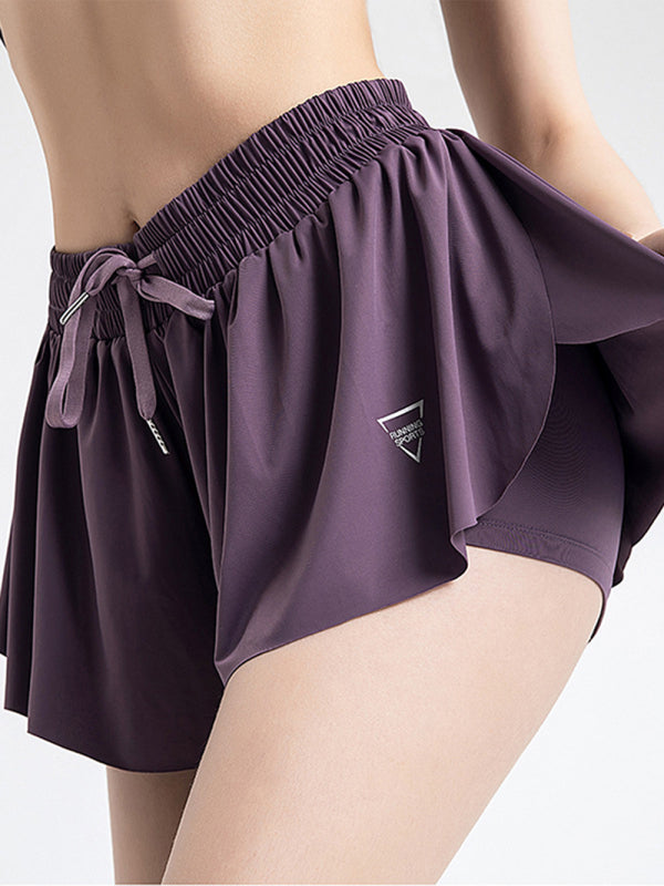 Dark Purple Women's Skort, Athletic Clothes and Fitness Wear