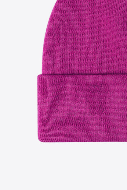 Magenta Unisex Beanie, Gym Clothes and Athletic Wear