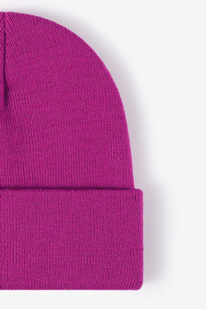 Magenta Unisex Beanie, Gym Clothes and Athletic Wear