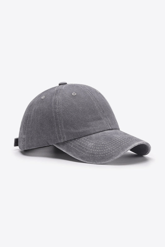 Grey Unisex Baseball Cap Hat, Athletic Accessories and Fitness Accessory