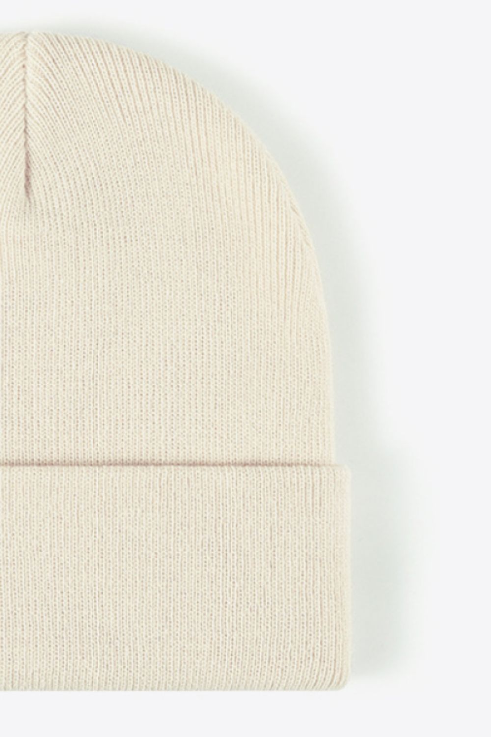 Beige Unisex Beanie, Gym Clothes and Athletic Wear