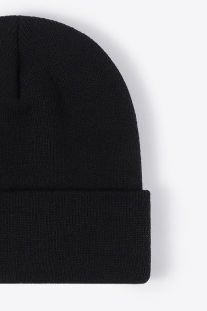 Black Unisex Beanie, Gym Clothes and Athletic Wear