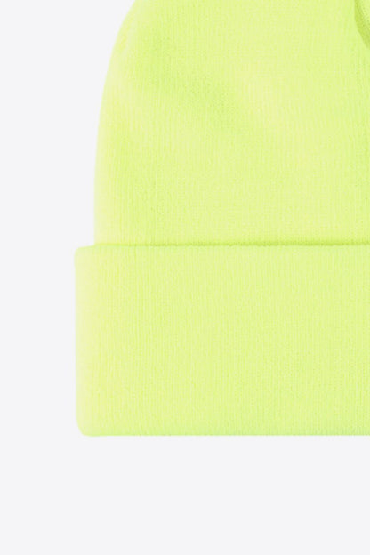 Lime Unisex Beanie, Gym Clothes and Athletic Wear